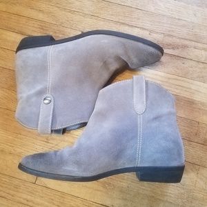 Grey Suede Michael Kors Booties